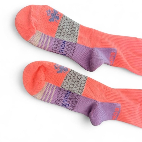 BOMBAS | Women’s performance compression socks pink and purple compression socks - Picture 3 of 6